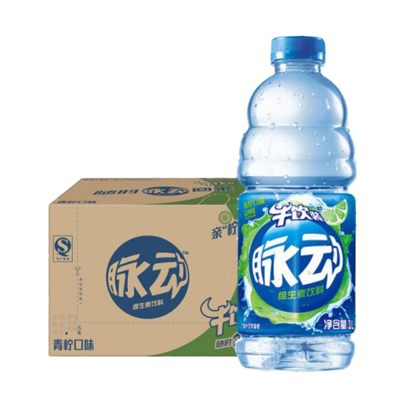 脉动 Mizone 青柠味 运动饮料 600ml*15瓶