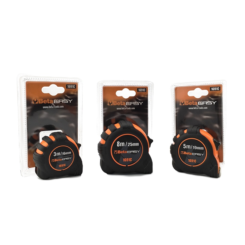 Beta进口公制钢卷尺 2米尺带宽16mm