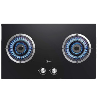 美的(Midea)燃气灶双灶台嵌两用灶具4家用节能4.2KW猛火灶一级能效Q60A 家电 天然气(单个型号限购2台)