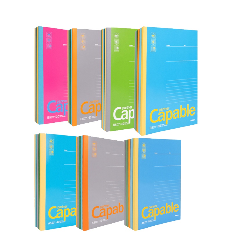 晨光(M&G)无线装订本5本装 笔记本本子 记事本 软抄本 日记本 手帐本 记录本 软面抄 办公用品