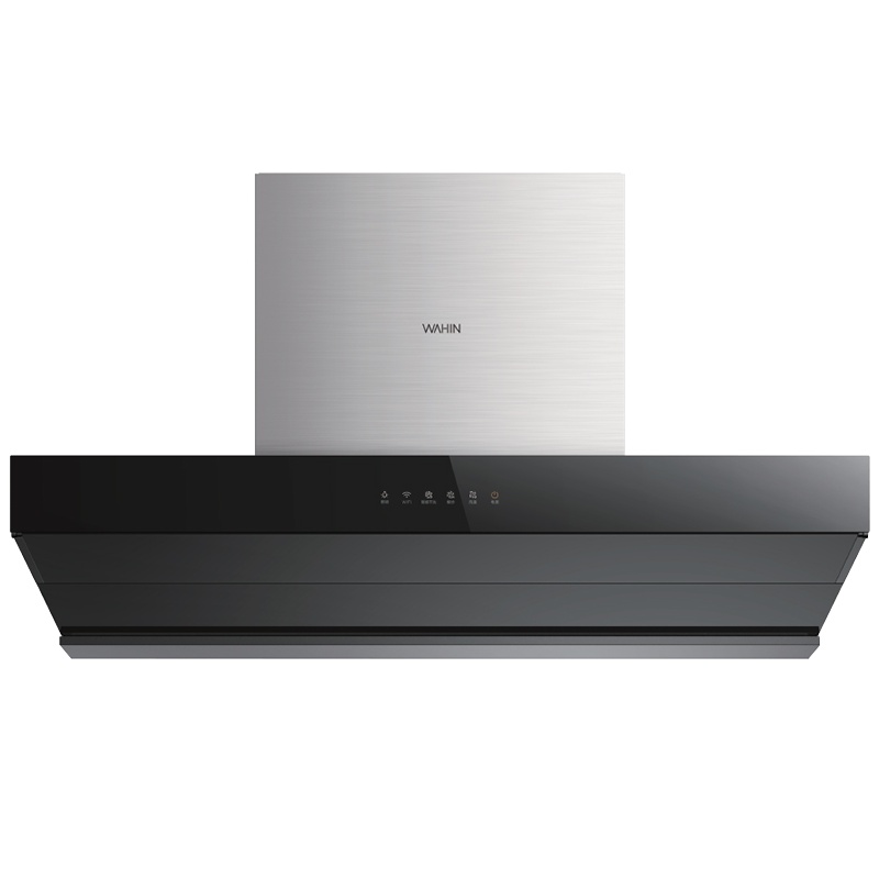 美的出品WAHIN华凌抽油烟机CXW-260-H6 21风力免水洗油烟机 智能语音抽油烟机欧式侧吸跨界厨房油烟机