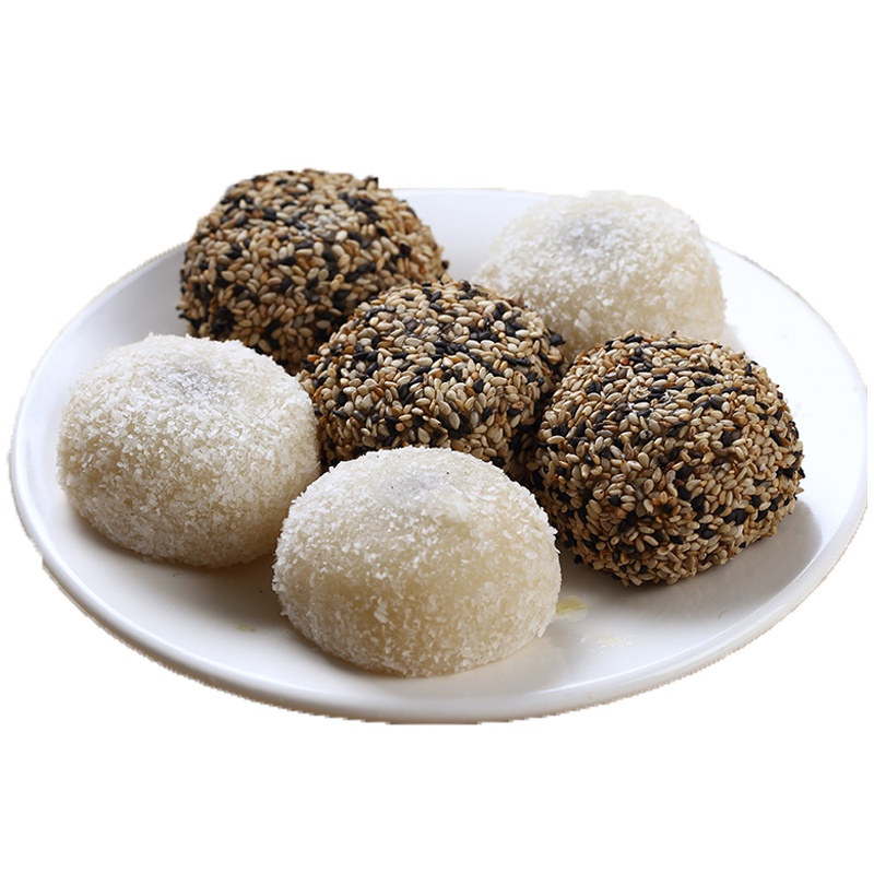 [2件起售]雨石食品 麻薯团子300g麻薯干吃汤圆糕点糯米糍休闲网红小吃零食