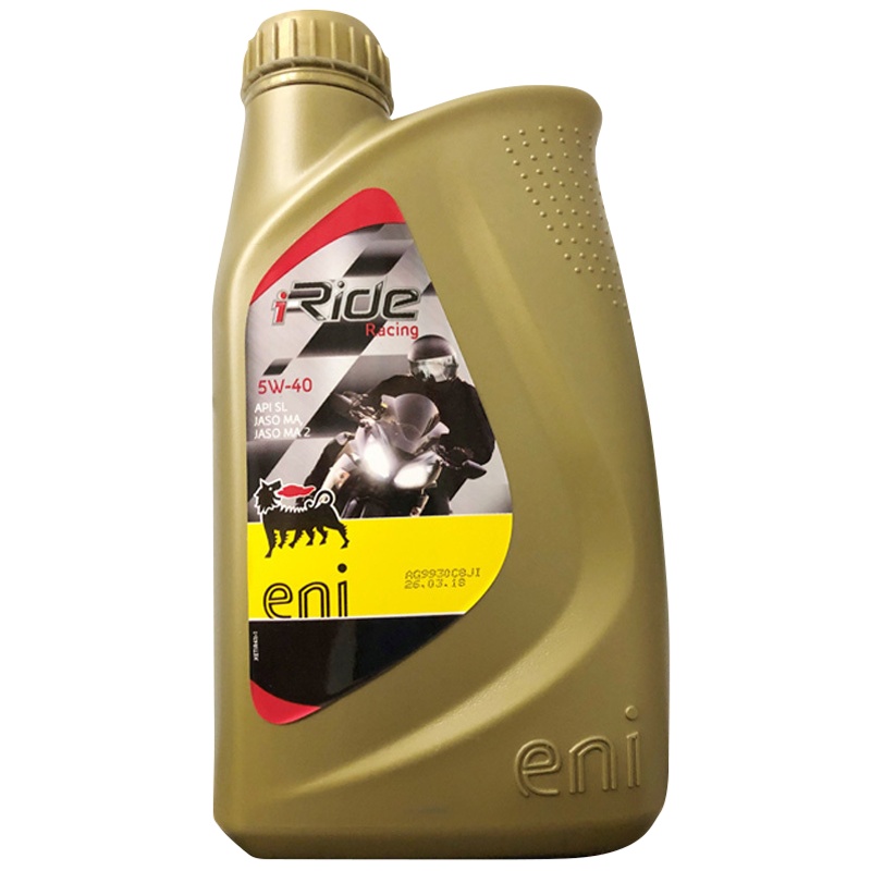 ENI埃尼 欧洲进口 I RIDE 埃锐德 5W-40 SL级 半合成机油 润滑油 1L