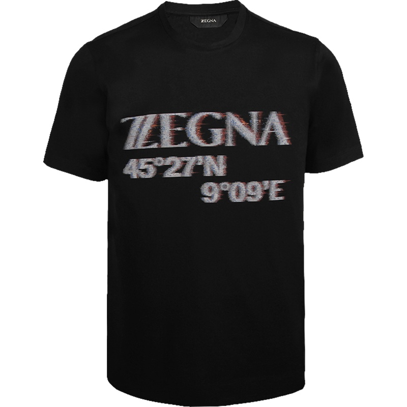 Z Zegna 杰尼亚 奢侈品 男士棉质圆领短袖T恤衫 VU372 ZZ630O