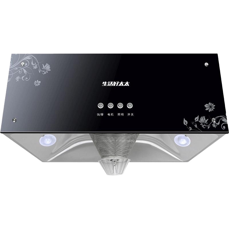 生活好太太 抽油烟机单机大吸力吸油烟机免拆洗中式油烟机顶吸式按键式排烟机 CXW-230-Y908