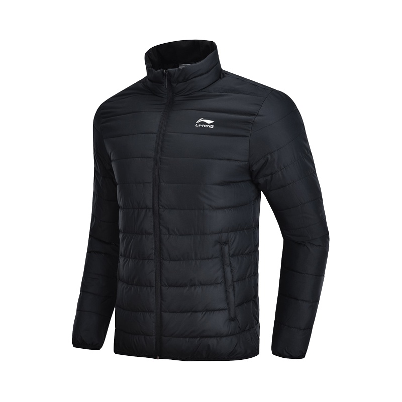 李宁(LI-NING)苏宁自营男运动时尚短棉服AJMN009
