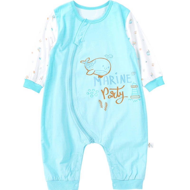 优简(BEST JANE)婴儿睡袋新生儿睡衣春秋薄款儿童防踢被宝宝分腿睡袋