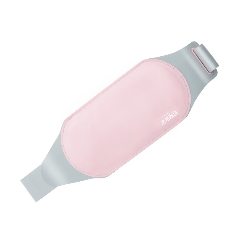 洛邦尚品 暖宫腰带DRH02 缓解大姨妈肚子疼宫寒女生月痛经期远红外电热艾灸热敷保暖暖宫宝免拆水洗自由便携 彩盒套装 粉