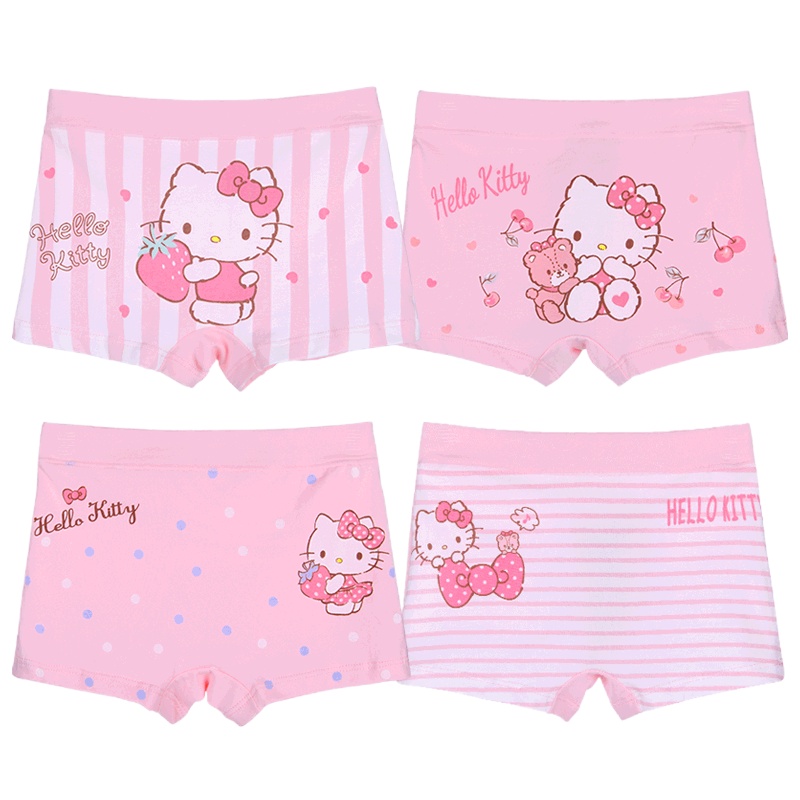 HelloKitty女童内裤纯棉儿童内裤小孩女孩短裤宝宝三角裤中大童平角四角裤衩