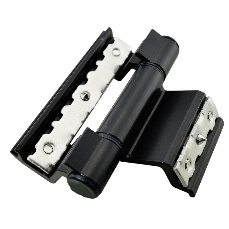 50型隔热断桥铝合金门窗合页铰链平开窗户子母合页暗合c页黑色