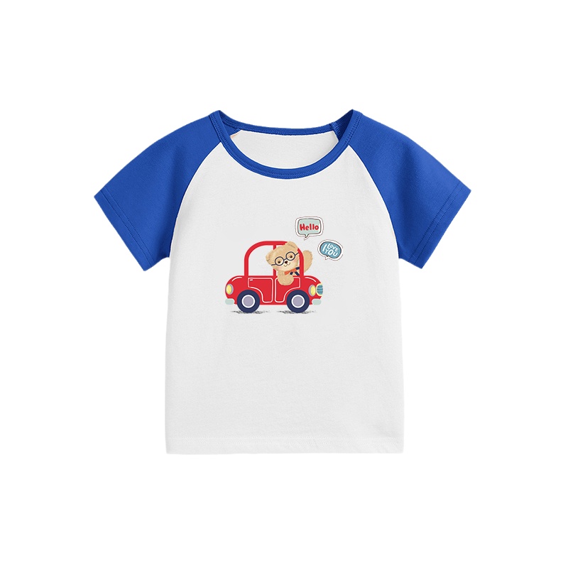 精典泰迪2021夏季新款儿童短袖t恤男女童短袖t恤上衣童装