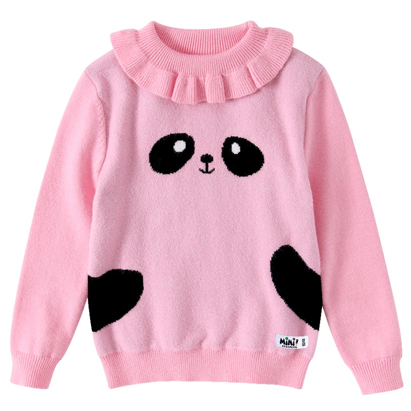 铅笔俱乐部童装2019球装新款女童套头毛衣女小童宝宝毛衫儿童上衣