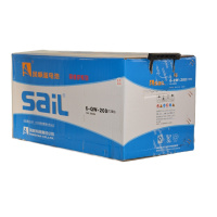 风帆 免维护电瓶 蓄电池 6-QW-200(1200) 12V 200AH 单侧直角扁桩头 510*250*210 1块