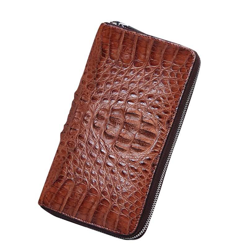 商务男包包2019新款潮鳄鱼皮包男真皮手包男士手拿包男士长款钱包