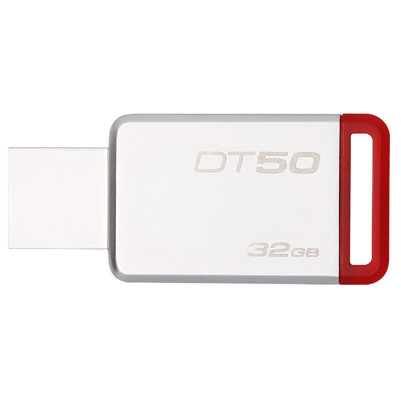 金士顿(Kingston)USB3.1 DT50 32GB 金属U盘 红色