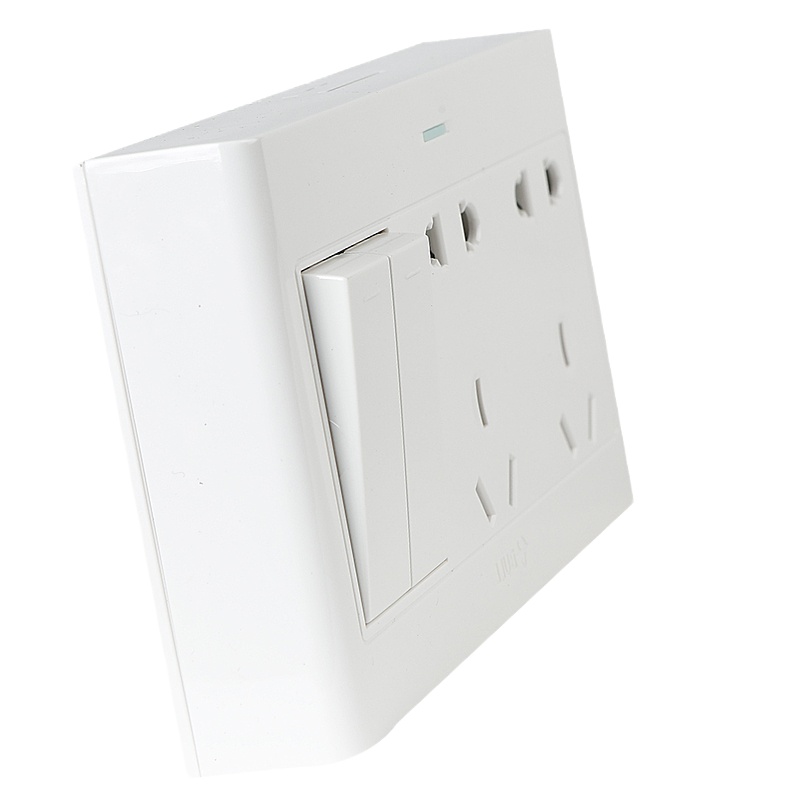 公牛(BULL) G09E634 明装开关插座 G09系列 二开双控十孔开关插座 白色 单位:个