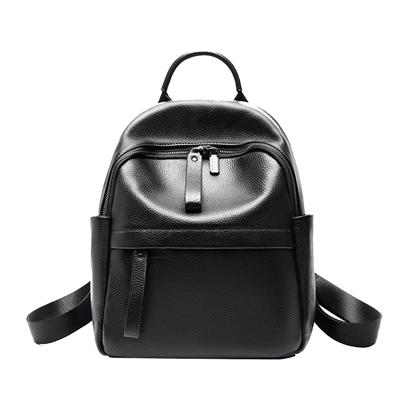 双肩包女年新款头层牛皮时尚旅游背包软皮女士书包包潮