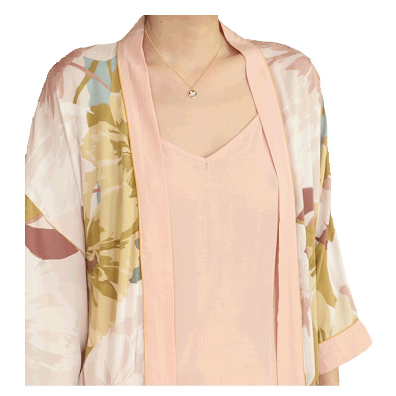 ENJOY'ME睡袍三件套睡衣20春季新款