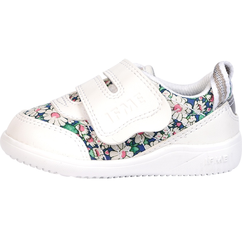 SUPERGA IFME 秋季新款学步鞋休闲鞋20-0803 日本机能鞋 透气护足软底宝宝鞋碎花魔术贴童鞋 一双价