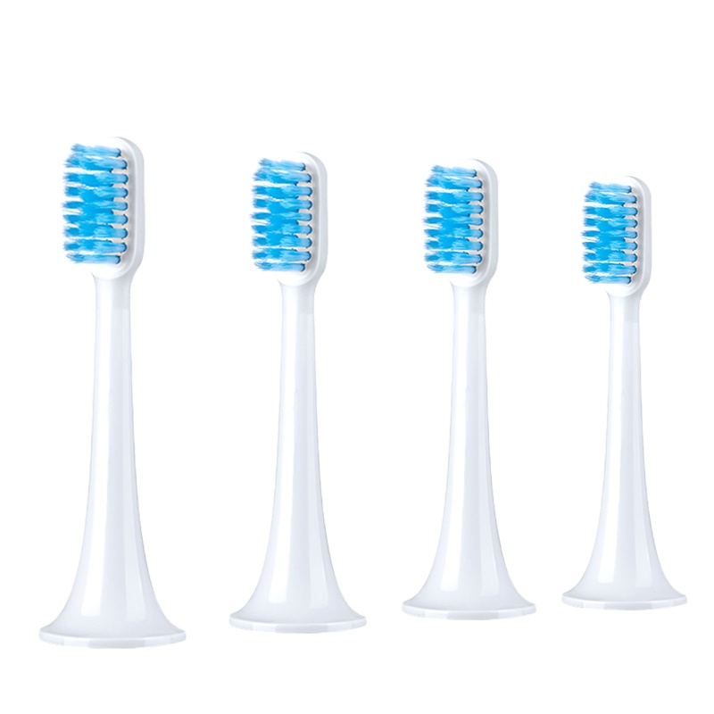 适配小米电动牙刷头适用T300/T500米家成人声波柔软毛清洁通用替换刷头超细软毛牙龈呵护型刷头[4支装]