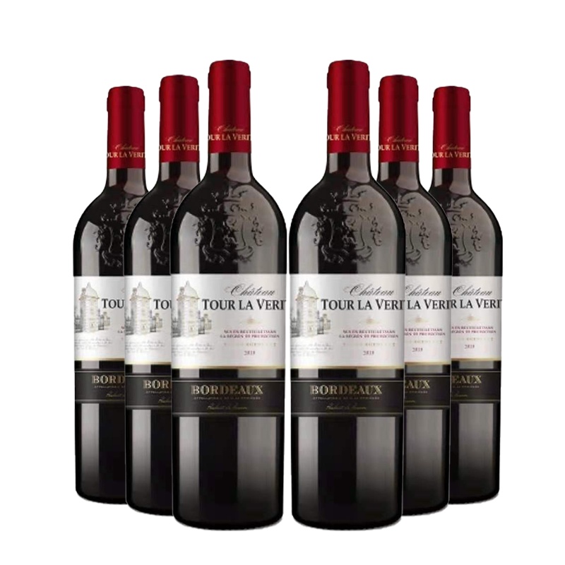 [年货礼盒]探秘之旅AOC波尔多干红葡萄酒750ml 法国原瓶原装进口红酒 6瓶 整箱装 婚宴送礼宴请用酒
