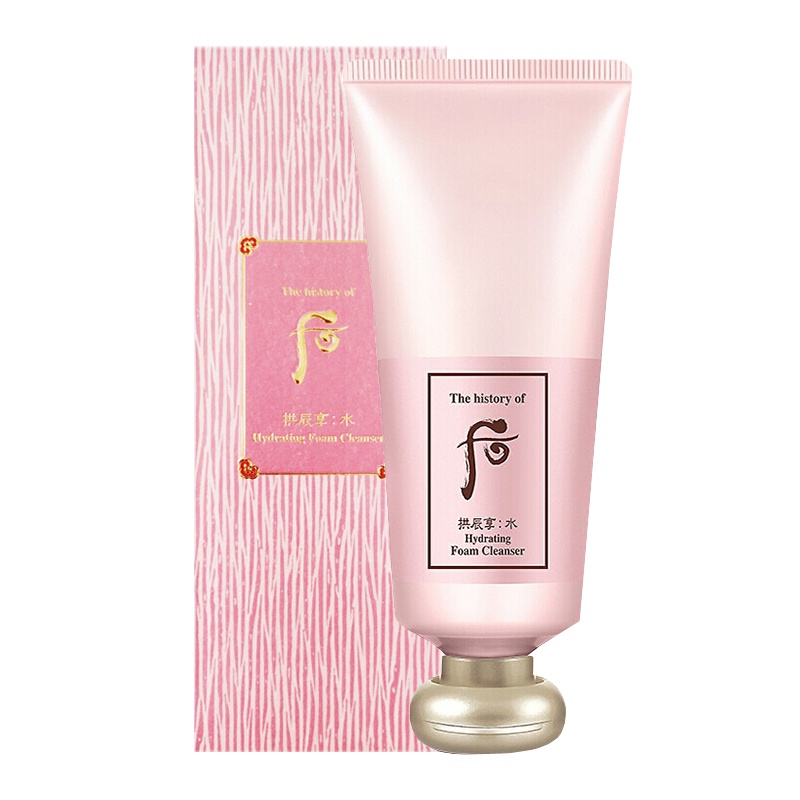 后(Whoo)拱辰享男女士泡沫洁颜膏 水妍洁面乳180ml 深层清洁 水妍洗面奶 丰盈泡泡