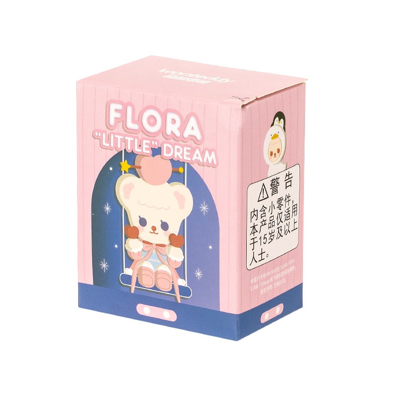 名创优品(miniso) 奇萌泰迪系列芙儿小心愿盲盒徽章创意玩偶(混)