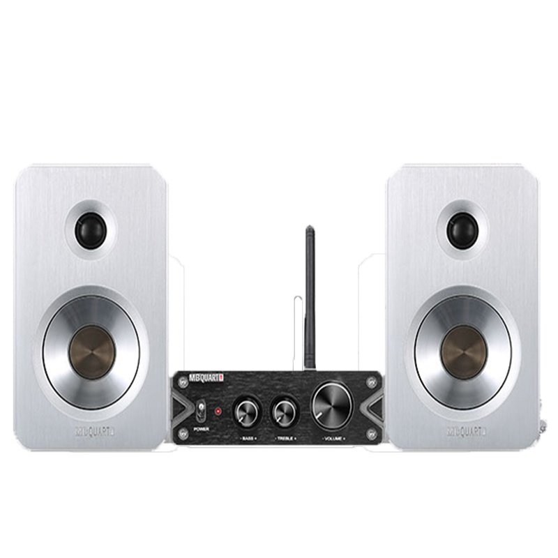 MBQUART德国歌德MB301无线蓝牙发烧功放无损蓝牙美国高通进口芯片功放组合音响台式音箱桌面台式音响(黑色)