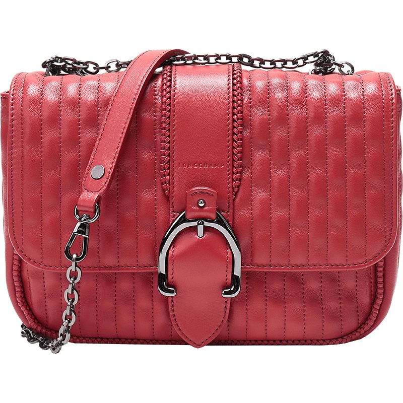 Longchamp 珑骧 女士AMAZONE系列羊皮单肩斜挎包 1357 941