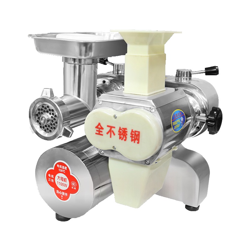 飞天鼠(FTIANSHU) 商用绞肉机 绞切丝三用 蒜泥机 碎肉搅拌灌肠机 精铸钢绞馅多功能 850W精铸钢