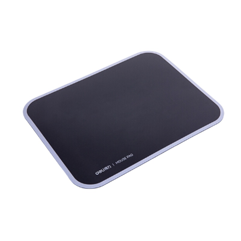 得力 2227 舒适耐磨树脂鼠标垫 办公游戏鼠标垫 黑色 1个