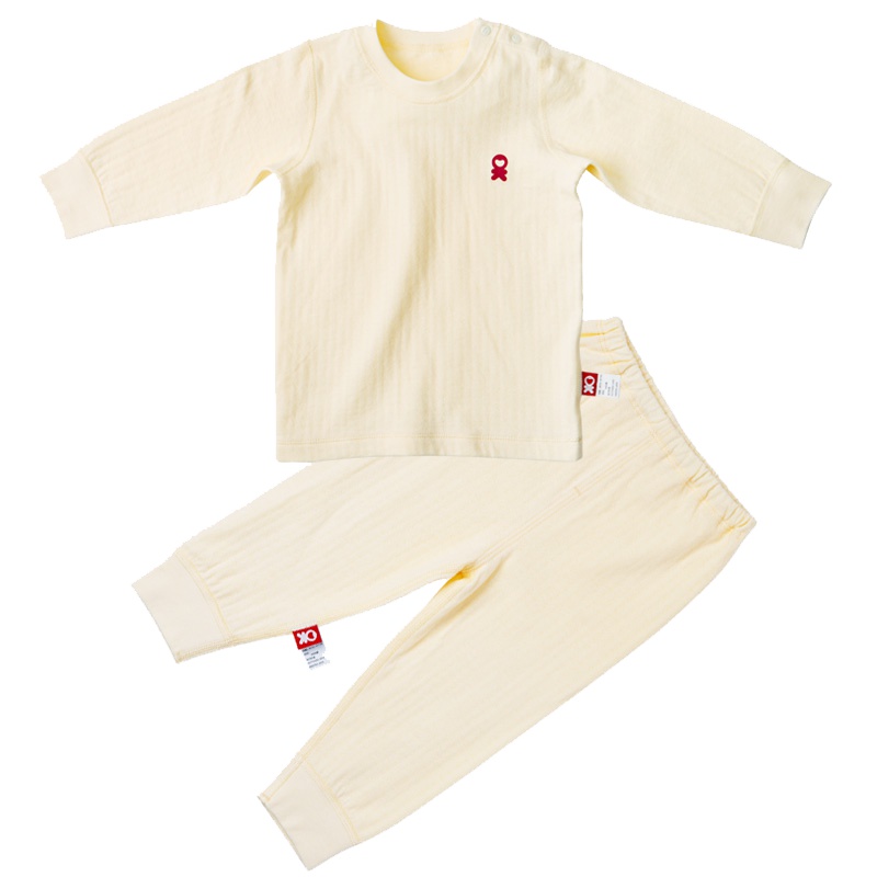 Okayfit 品物咸亨 宝宝秋冬内衣儿童宝宝纯纯世界系列肩开套装