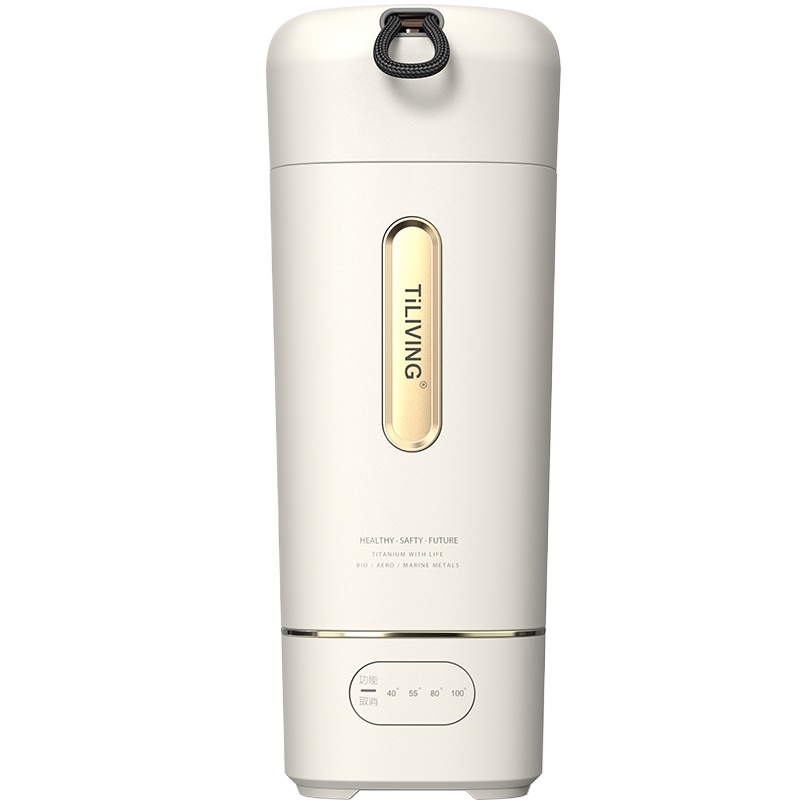 TILIVING钛立维钛合金便携电热水壶TD-X02-米白