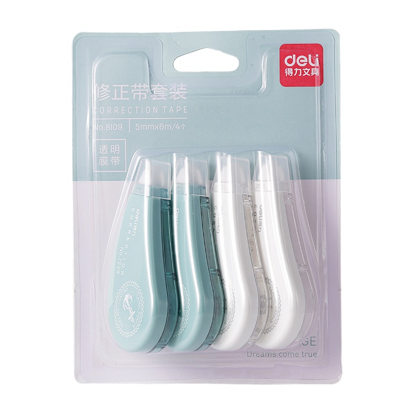 得力(deli) 8109修正带 得力涂改带(5mm*32m) 组合套装修改带