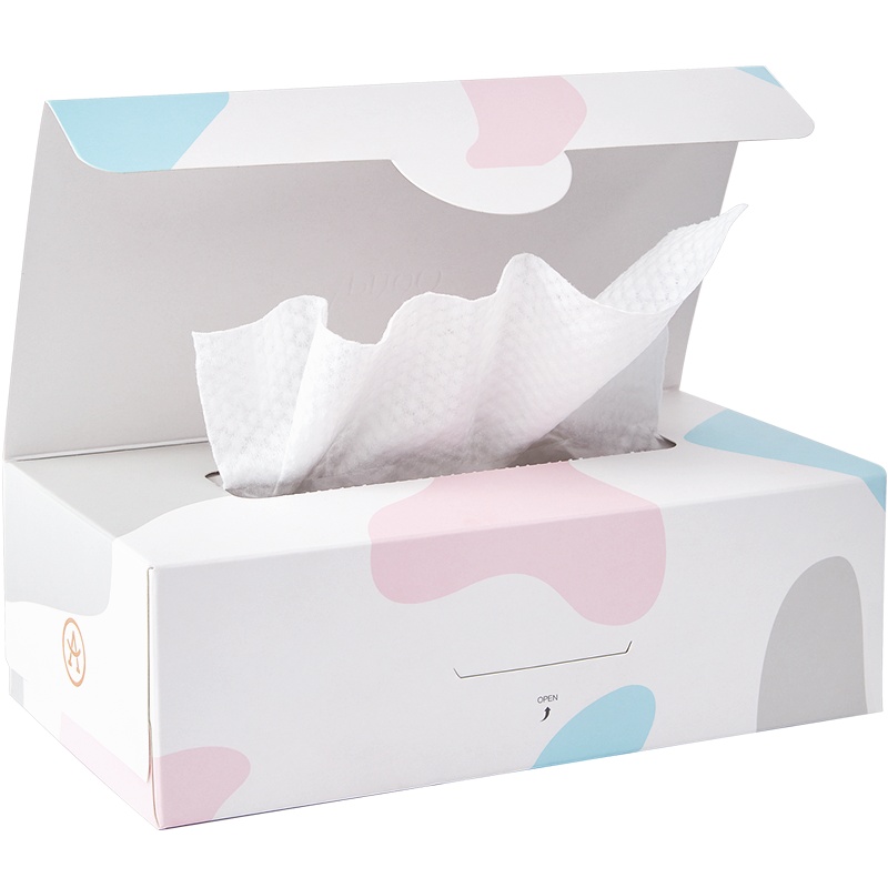 ApiYoo艾优全棉加厚洗脸巾 60抽/盒 (线上)