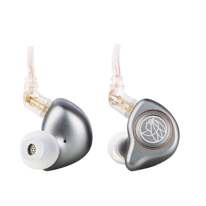 锦瑟香也(TheFragrantZither) KING PRO入耳式专业舞台耳返有线耳机耳机发烧hifi双动圈 金属灰