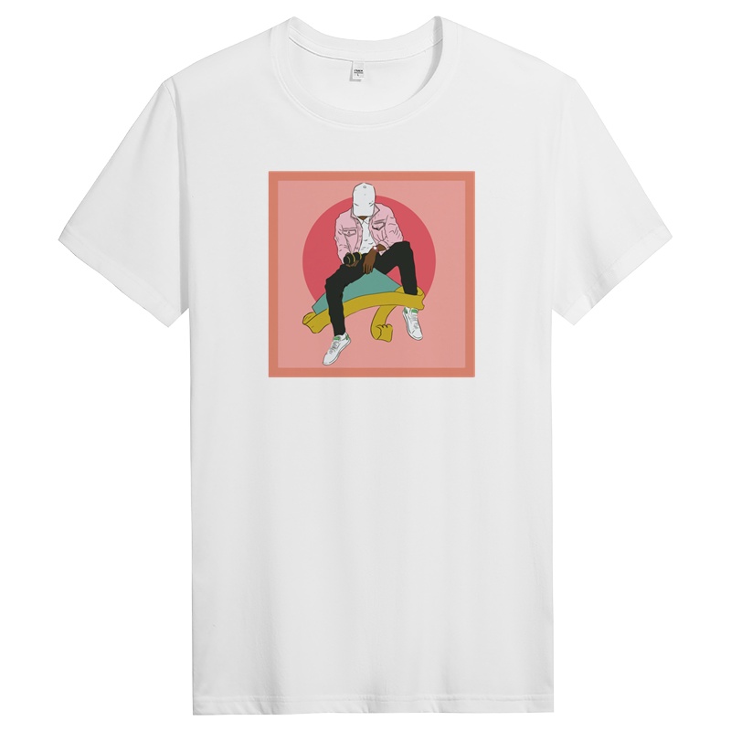 男士夏季圆领纯棉短袖t恤男生半袖体潮流时尚 DT11015