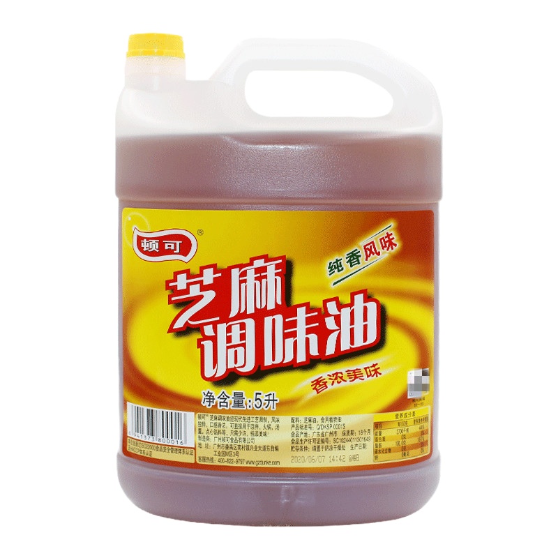 企采严选顿可 香风味芝麻调味油 5L 桶装