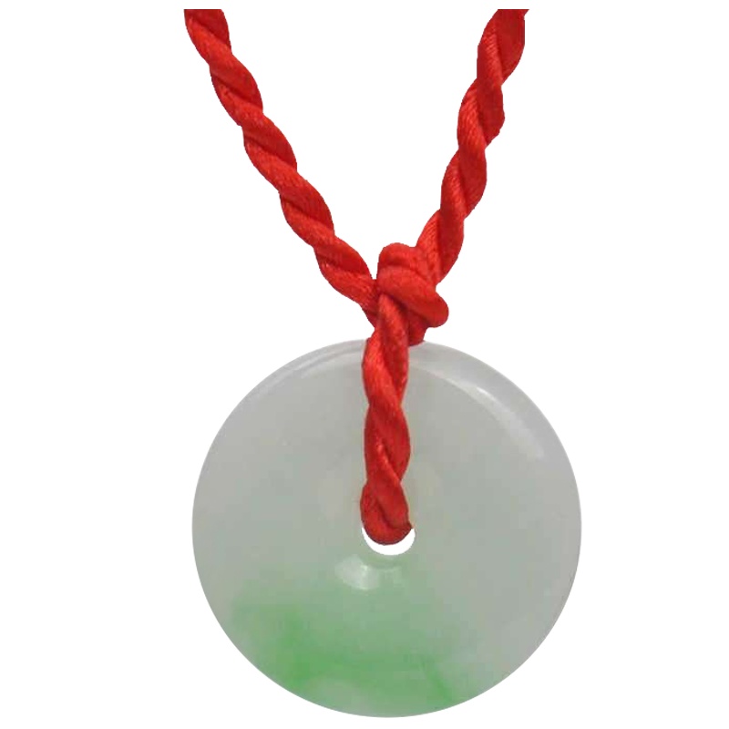 梦克拉 Mkela 翡翠吊坠 平安扣 吊坠 翡翠 冰糯种 其他国内证书