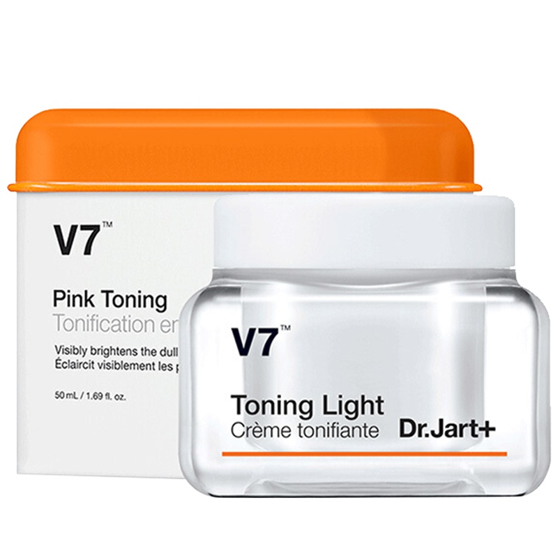 Dr.Jart+ 蒂佳婷 维生素活颜素颜霜50ml V7素颜霜 日霜晚霜 温和 懒人裸妆 隔离妆前乳 补水保湿 提亮肤色