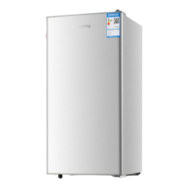 小型家用单开门容声冰箱 90L