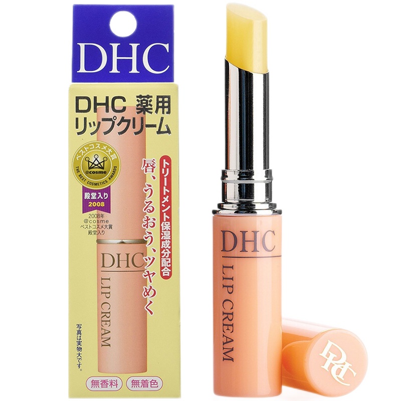 日本进口 蝶翠诗DHC唇膏*2支 减淡唇纹持久保湿滋润防干裂天然植物无色橄榄护润唇膏 1.5g 修护 裸色系 通用 唇膏