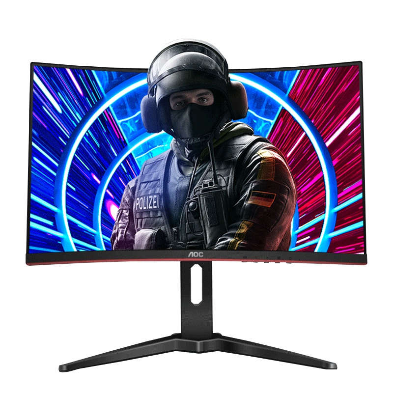 冠捷(AOC) 27英寸 Carry全场 曲面2K高清 144Hz高刷新率1Ms 超广色域 升降支架游戏电竞显示器( CQ27G1)