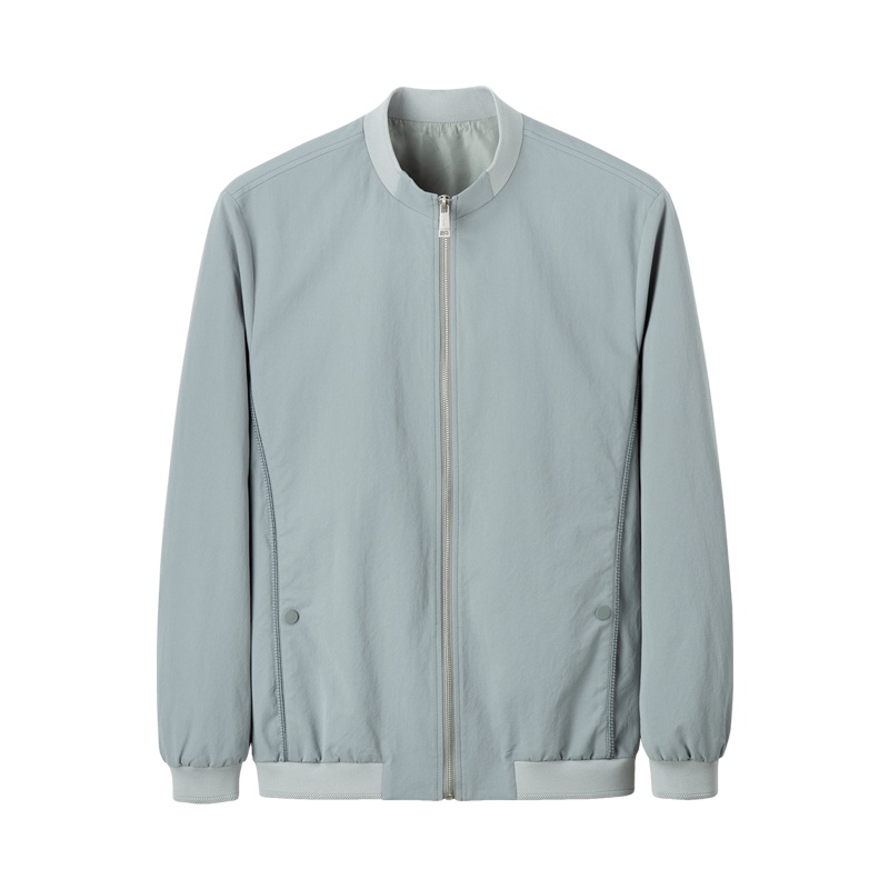 罗蒙（ROMON）2021新款潮夏季冰丝中年翻领T恤衫短袖POLO衫商务休闲