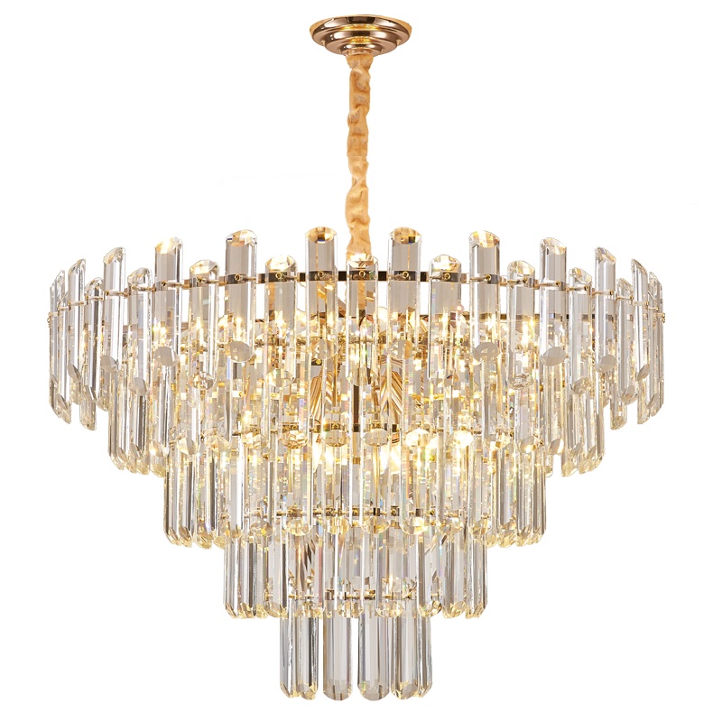 克罗斯塔 后现代轻奢水晶吊灯时尚简约大气客厅灯北欧餐厅卧室大厅工程灯具