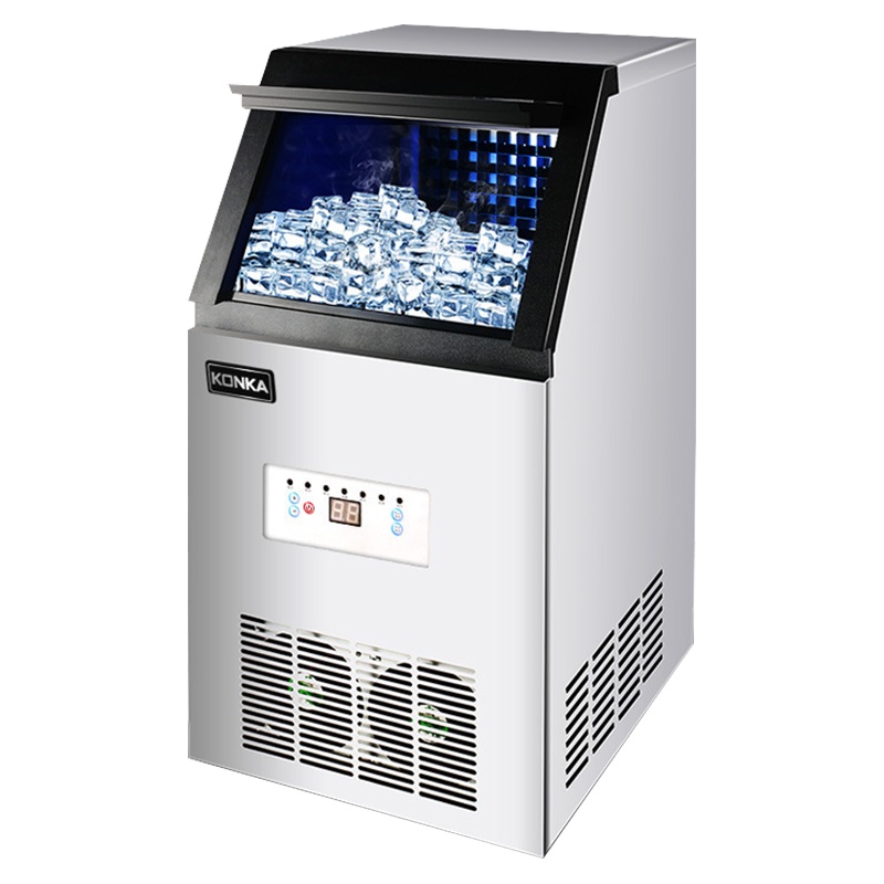 康佳（KONKA）KB-S5制冰机商用 预约定时大型方块冰额定520W 10-20分钟出冰45格/次储冰10kg两用
