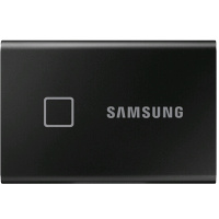 三星（SAMSUNG） 500GB Type-c USB 3.2 移动固态硬盘（PSSD） T7 Touch 黑色 NVMe传输 1050MB/s 指纹识别（MU-PC500K）