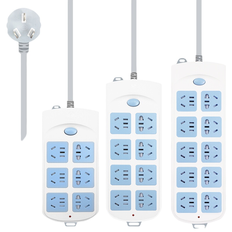 公牛插座超功率强化多功能智能多孔大插排带过载保护电源排插线板拖线板 5米6插位GN-216