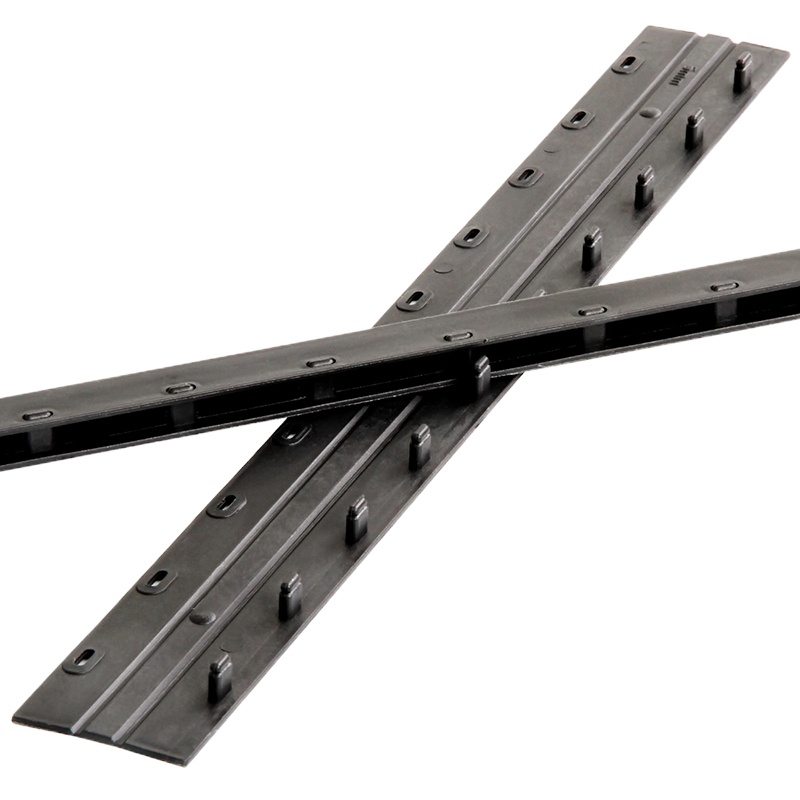 得力3829装订夹条压边条文件 十孔压条梳式打孔机装订条 15mm 100支