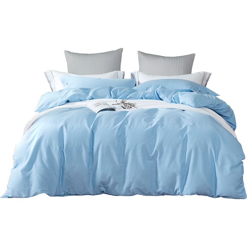 梦洁(MENDALE) 加厚双面磨毛纯色四件套北欧ins风纯色磨毛套件